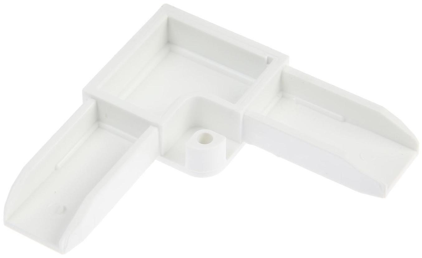 Уголок соединительный усиленный, белый