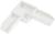 Уголок соединительный усиленный, белый