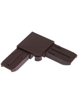 Уголок соединительный усиленный, коричневый