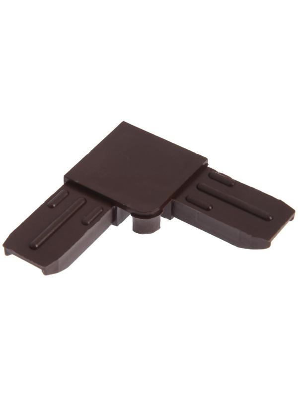 Уголок соединительный усиленный, коричневый