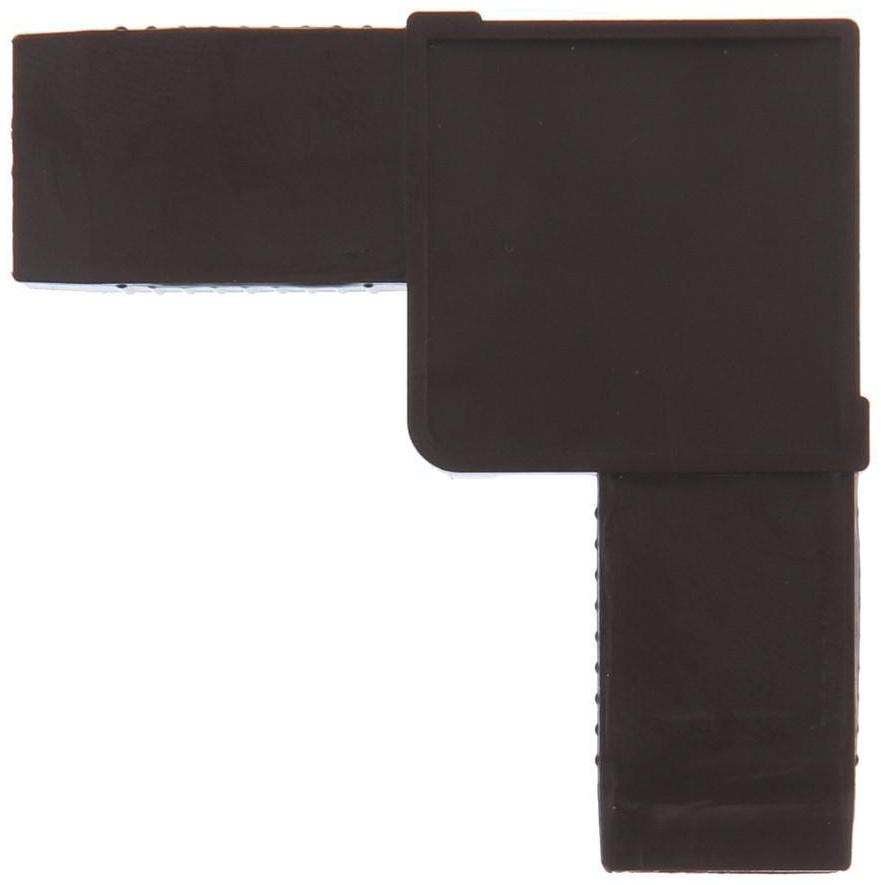 Уголок соединительный цельнолитой, коричневый