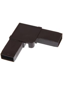 Уголок соединительный цельнолитой, коричневый