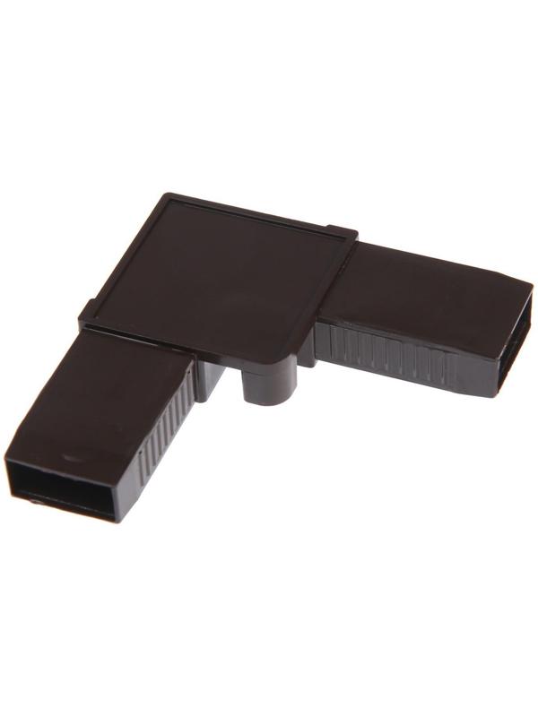 Уголок соединительный цельнолитой, коричневый