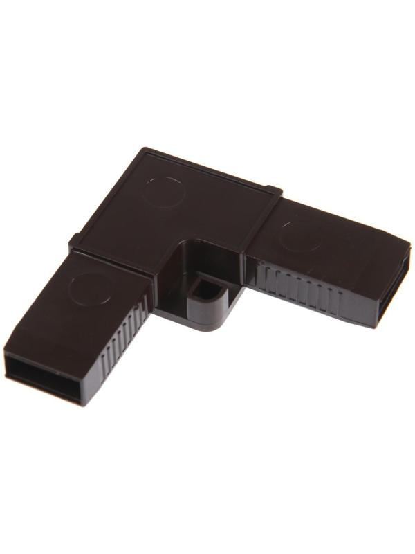 Уголок соединительный цельнолитой, коричневый