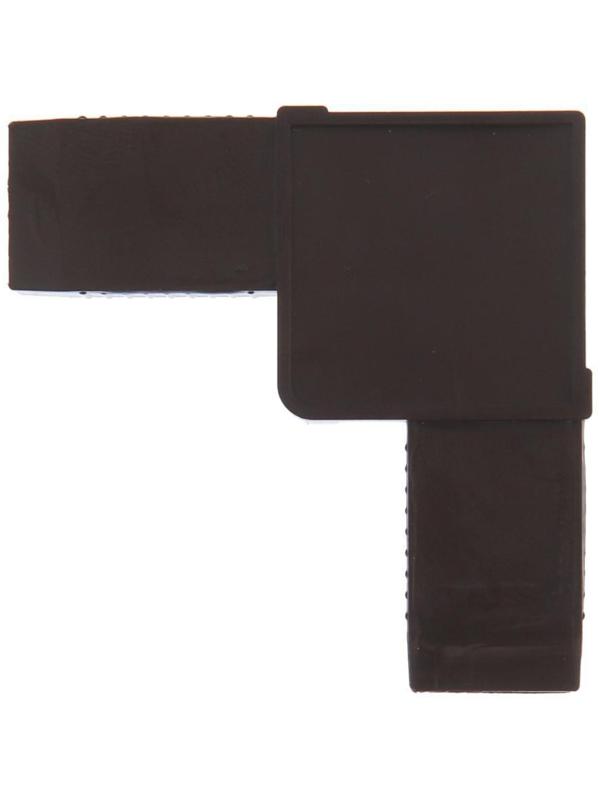 Уголок соединительный цельнолитой, коричневый