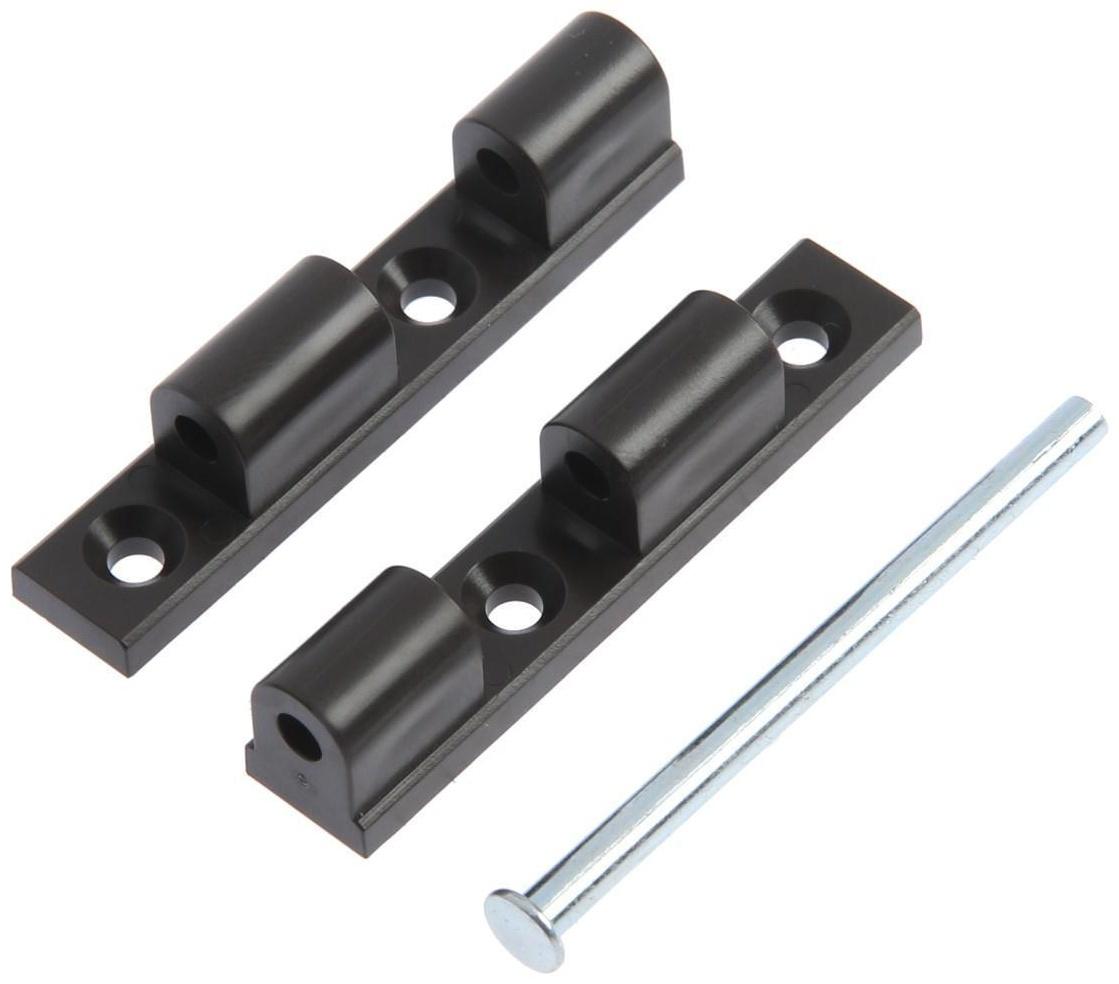 Шарнир ПВХ с метал. стержнем 52 мм, коричневый