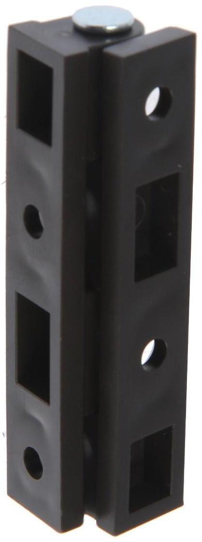 Шарнир ПВХ с метал. стержнем 52 мм, коричневый