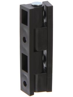 Шарнир ПВХ с метал. стержнем 52 мм, коричневый