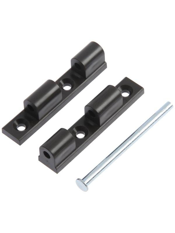 Шарнир ПВХ с метал. стержнем 52 мм, коричневый