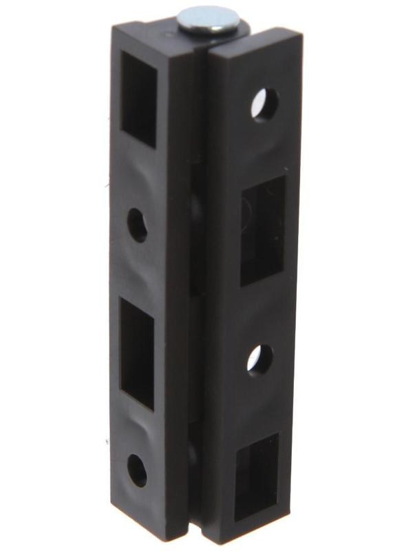 Шарнир ПВХ с метал. стержнем 52 мм, коричневый