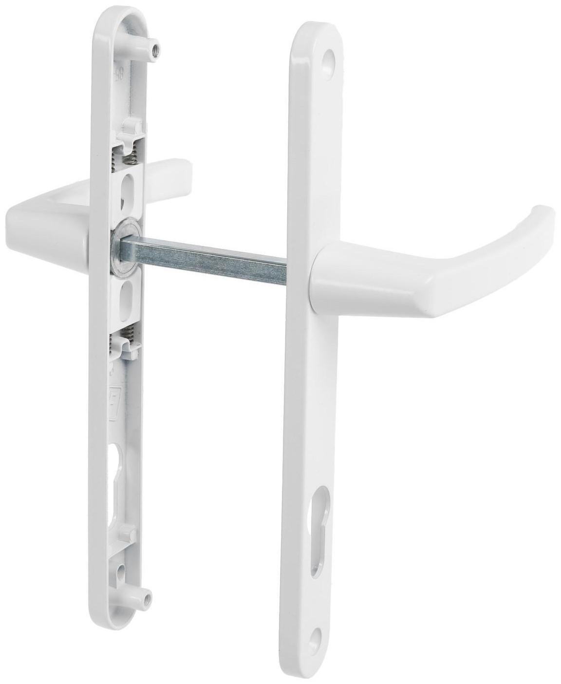 Гарнитур нажимной с пружиной 85/25, стандартный RAL9016, белый