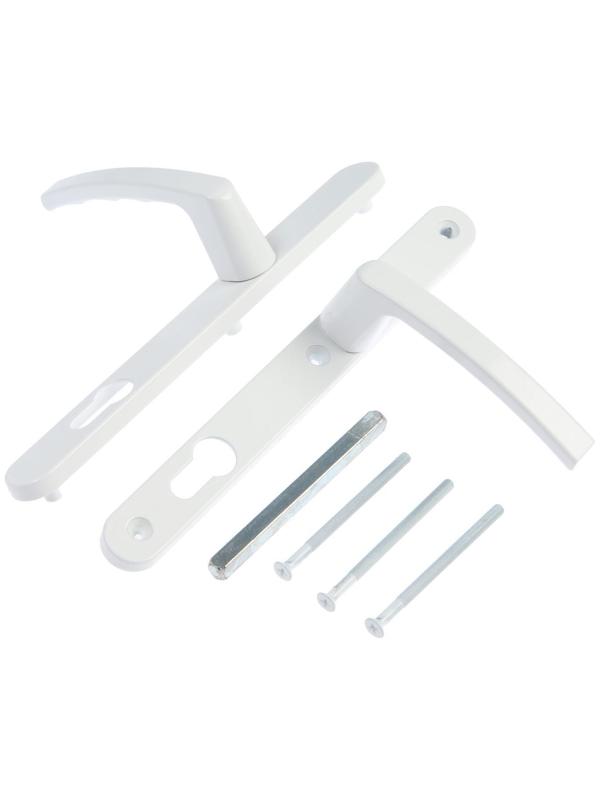 Гарнитур нажимной с пружиной 92/25 белый RAL9016/25 СТАНДАРТНЫЙ