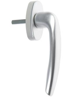 Ручка оконная Rhapsody фикс. 45°, штифт 43, цвет серебро