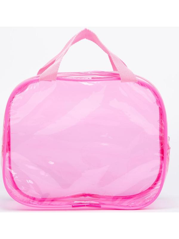 Косметичка на молнии, цвет розовый