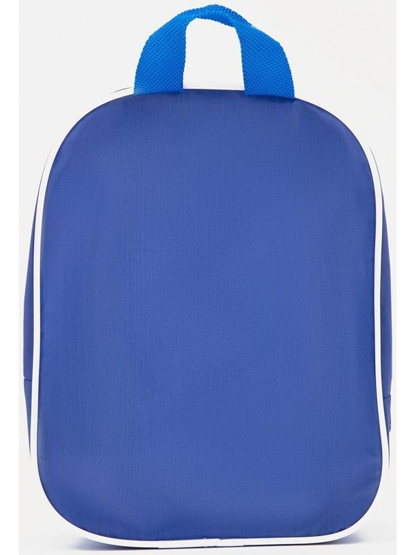 Косметичка на молнии, с ручкой, цвет синий