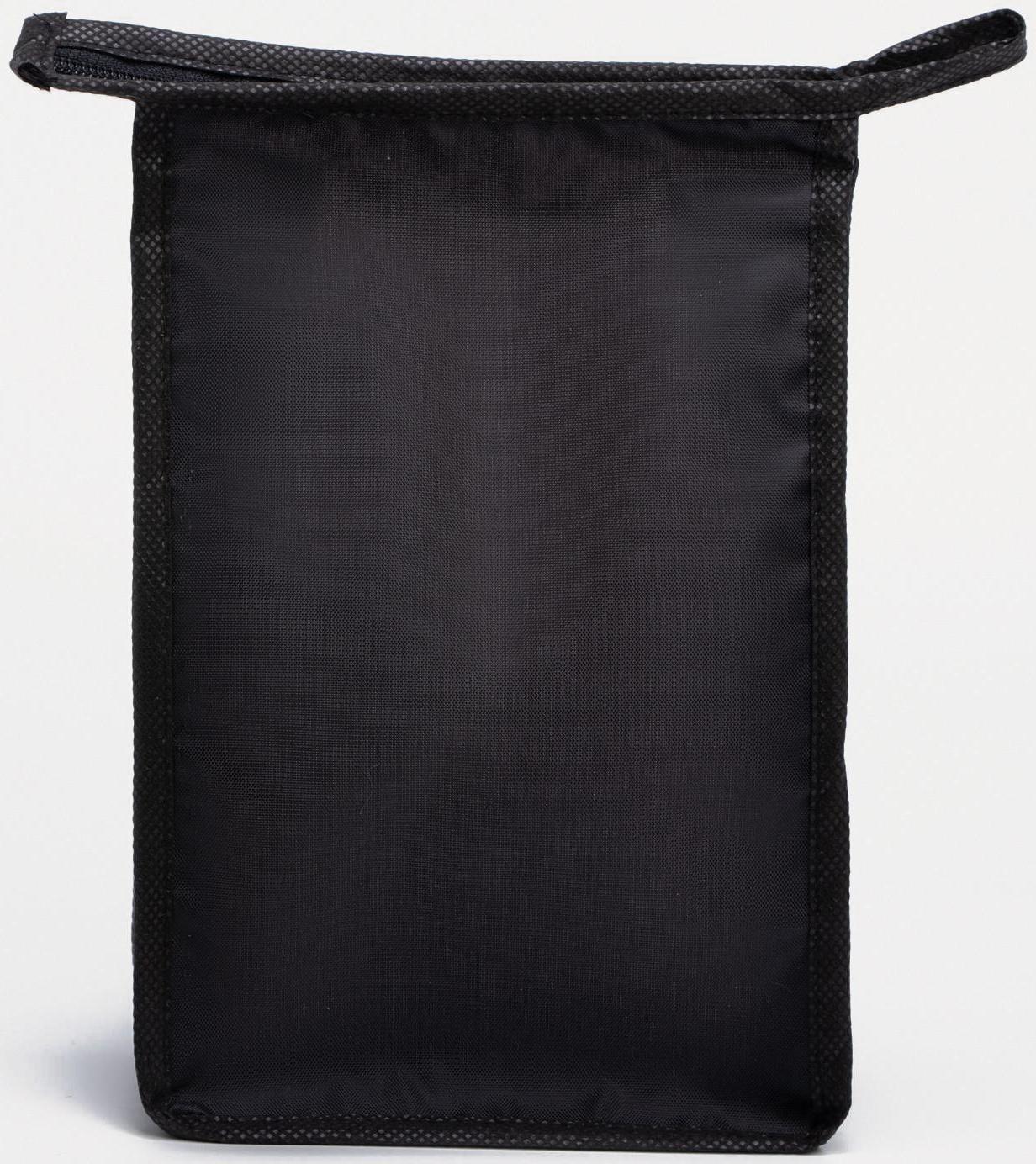 Косметичка на молнии, цвет чёрный