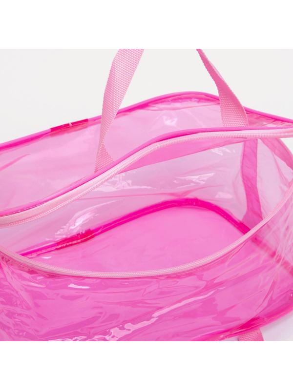 Косметичка на молнии, цвет розовый