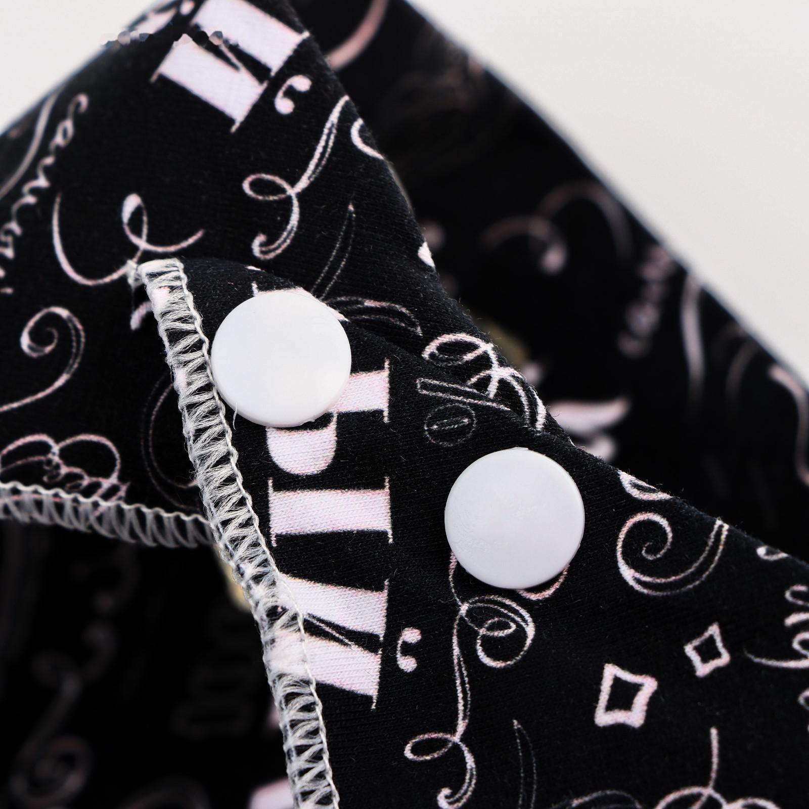 Нагрудник-бандана/слюнявчик для кормления непромокаемый с прорезывателем, на кнопке, МИКС