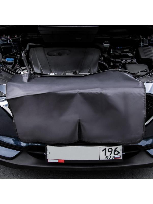 Защитная накидка на бампер-коврик для ремонта, размер 90х70, черный