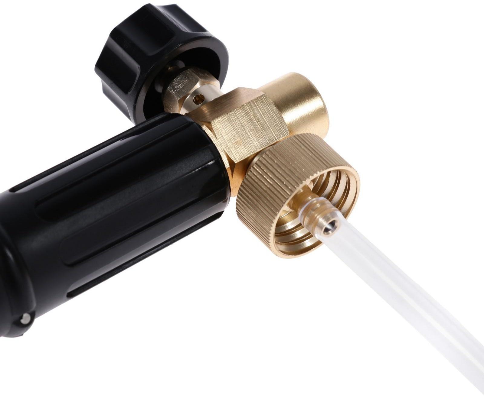 Пенообразователь под воду, объем 1 литр, 8 соединительных переходников