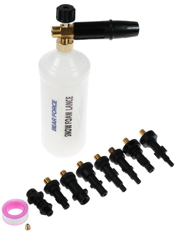 Пенообразователь под воду, объем 1 литр, 8 соединительных переходников