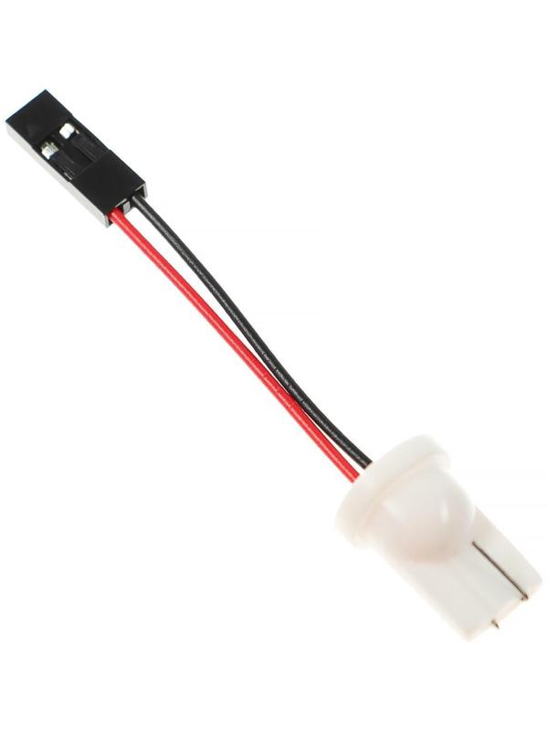 Автолампа светодиодная, 12 В, 36 SMD, два переходника, свет белый