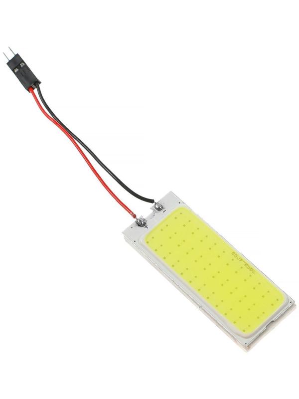 Автолампа светодиодная, 12 В, 36 SMD, два переходника, свет белый