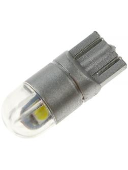 Автолампа светодиодная, 12 В, Т10, 2 SMD, LED, свет белый