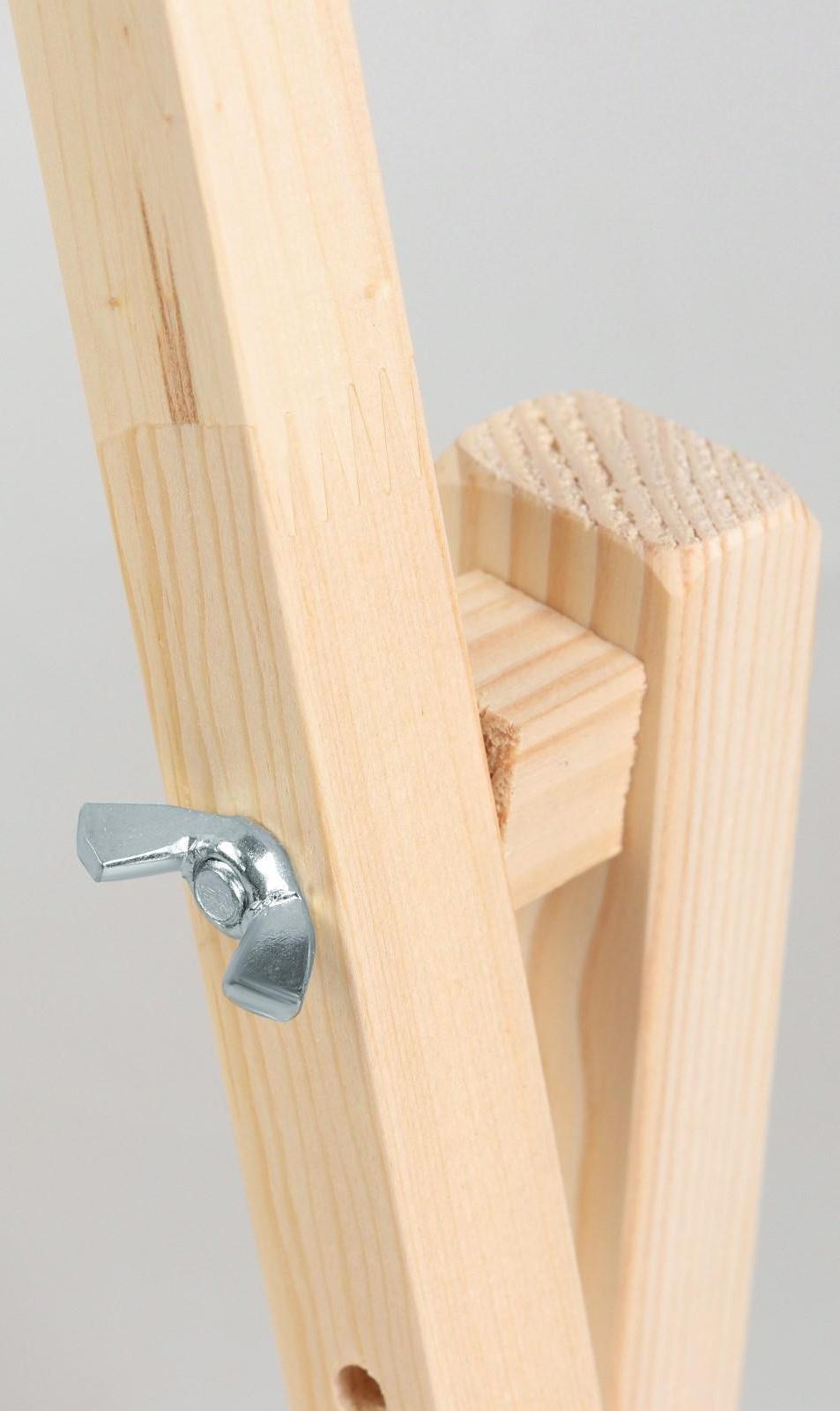 Пяльцы-рамка для вышивания, 30 × 50 см, с подставкой, цвет светлое дерево