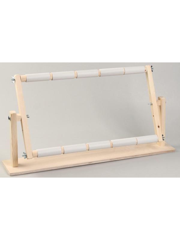 Пяльцы-рамка для вышивания, 30 × 50 см, с подставкой, цвет светлое дерево