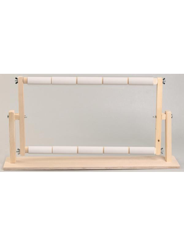 Пяльцы-рамка для вышивания, 30 × 50 см, с подставкой, цвет светлое дерево