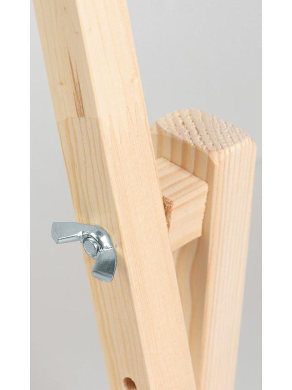 Пяльцы-рамка для вышивания, 30 × 50 см, с подставкой, цвет светлое дерево