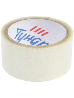 Лента клейкая ТУНДРА, прозрачная, 40 мкм, 48 мм х 45 м