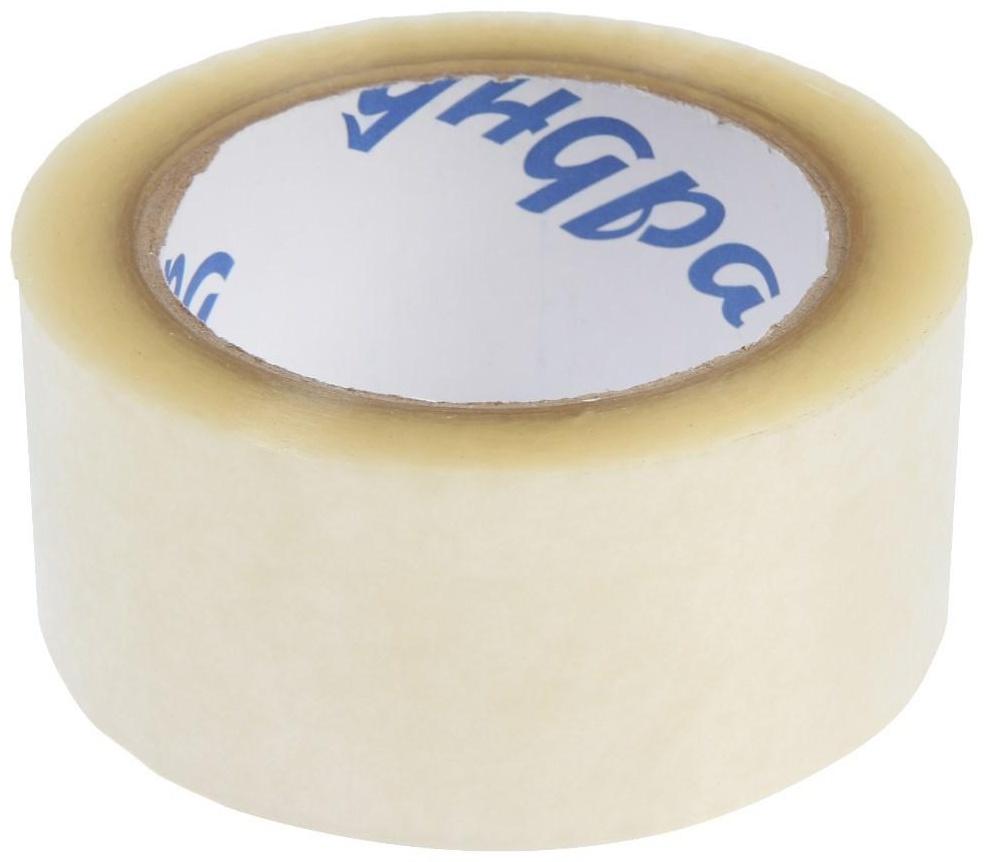 Лента клейкая ТУНДРА, прозрачная, 40 мкм, 48 мм х 100 м