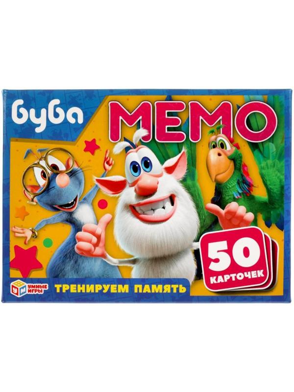 Игра карточная Мемо «Буба», 50 карточек 65х95 мм