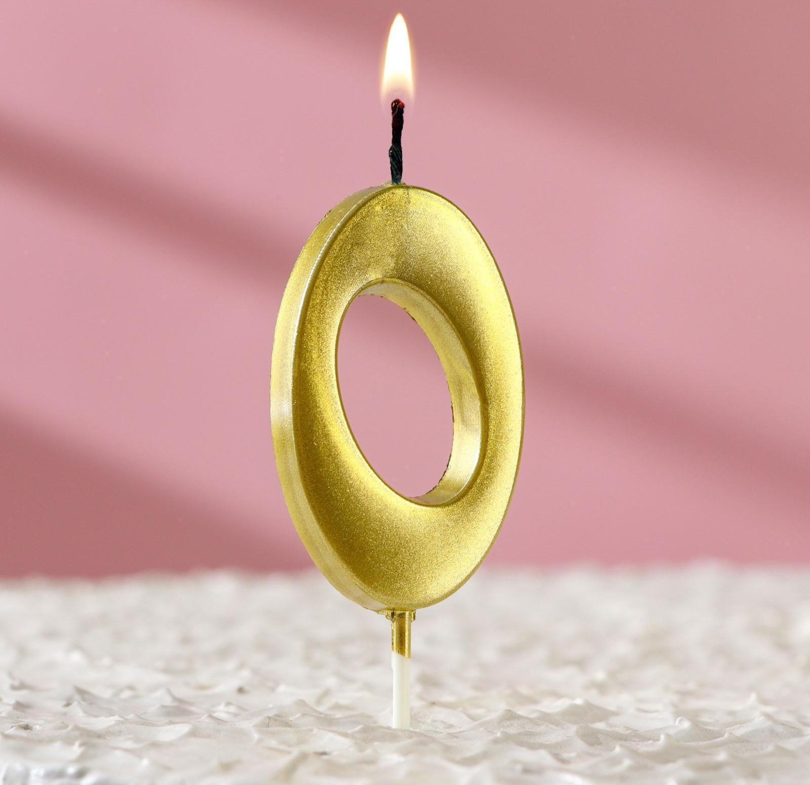 Свеча в торт цифра 