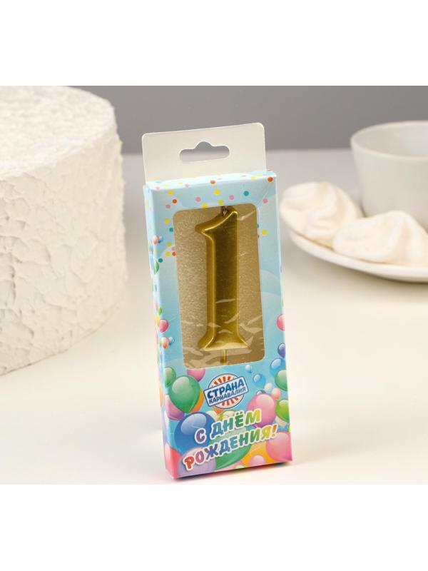 Свеча в торт цифра 