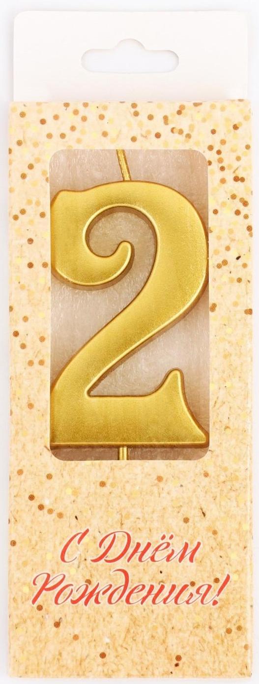 Свеча в торт цифра 