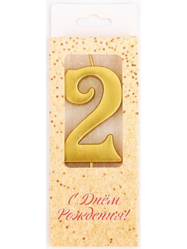 Свеча в торт цифра 