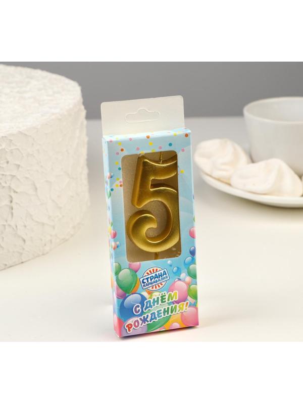 Свеча в торт цифра 