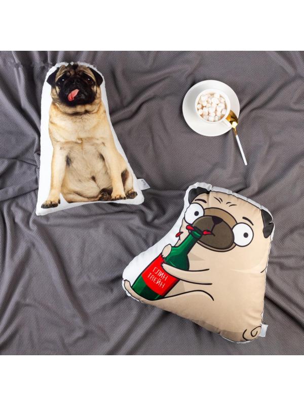 Подушка декоративная Этель «Глинтвейн» 40х40 см, велюр, 100% п/э