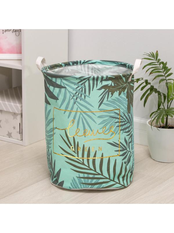 Корзина бельевая текстильная «Джунгли», 35×45 см