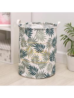 Корзина бельевая текстильная «Джунгли», 35×45 см