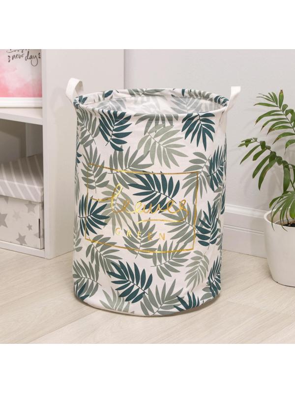 Корзина бельевая текстильная «Джунгли», 35×45 см