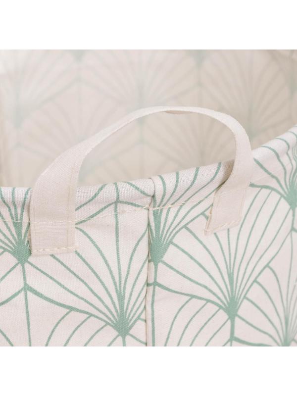 Корзина бельевая текстильная «Листочки», 35×45 см