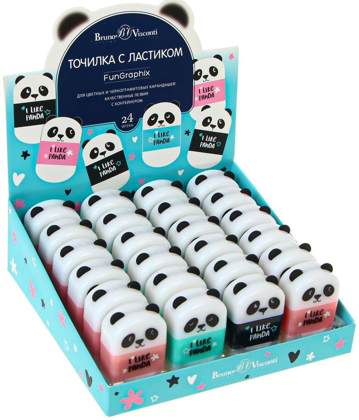 Точилка 1 отверстие с контейнером FunGraphix 