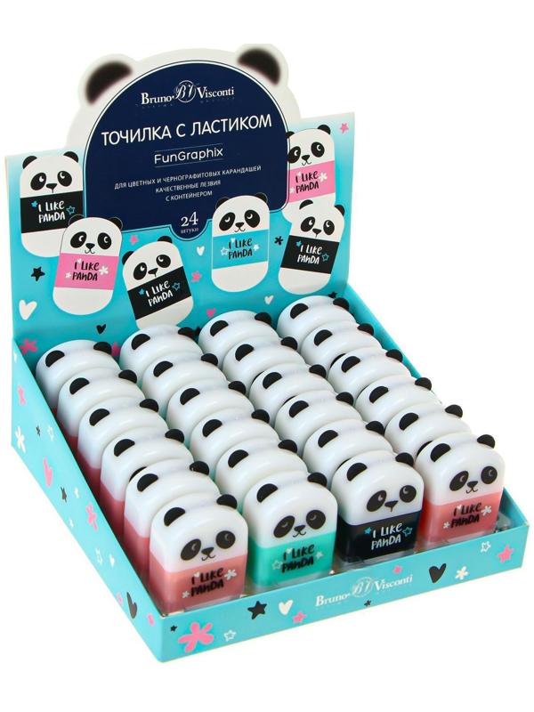 Точилка 1 отверстие с контейнером FunGraphix 