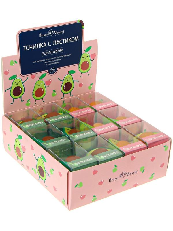 Точилка 1 отверстие с контейнером FunGraphix 