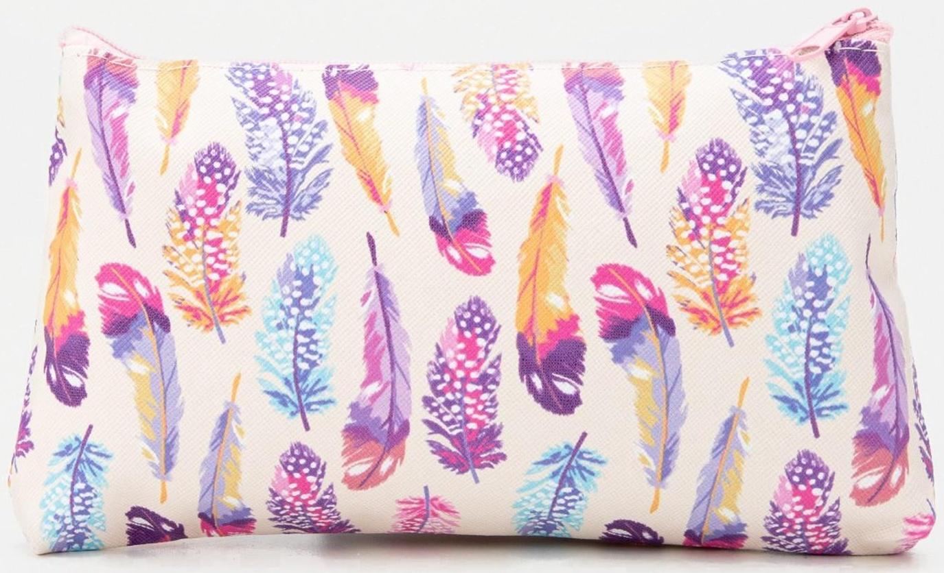 Косметичка на молнии, цвет бежевый