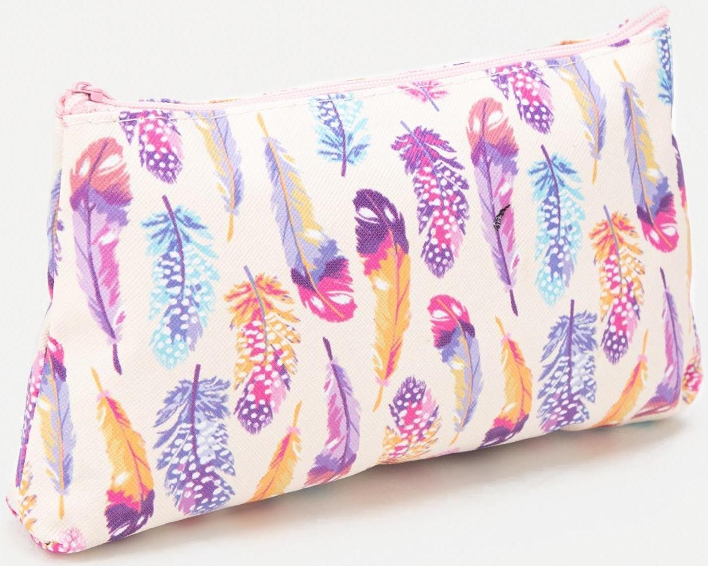 Косметичка на молнии, цвет бежевый